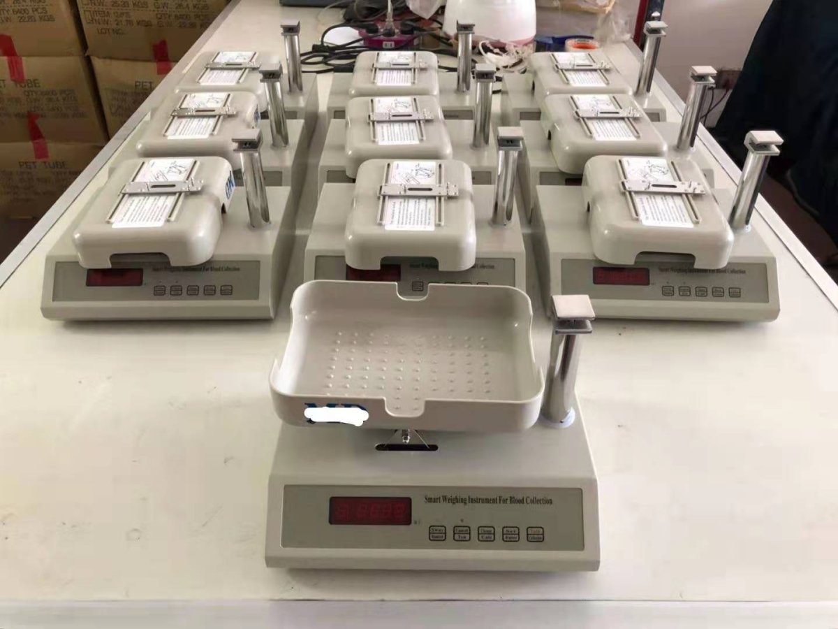1200ml smart weighing instrument for blood collection