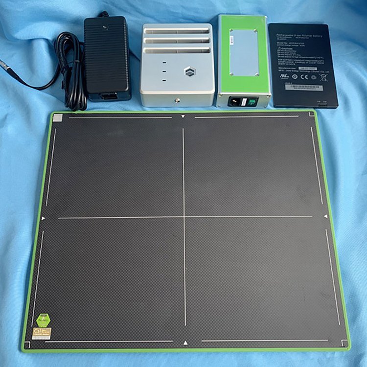 Medical 14*17 Portable Digital Wireless X ray Machine Rayos X DR Flat Panel Detector