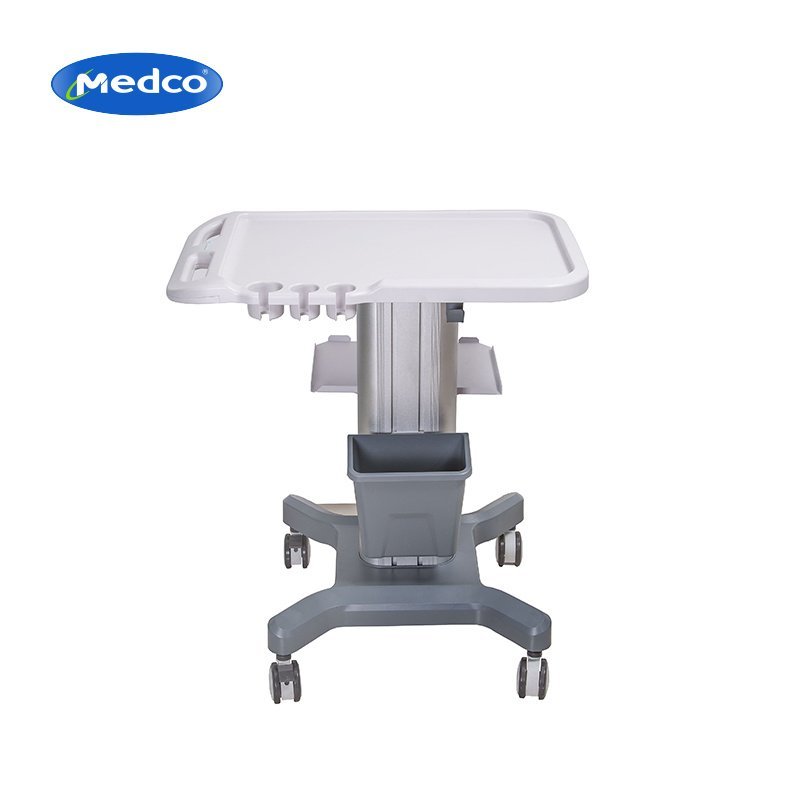 Mobile trolley for portable ultrasound machine