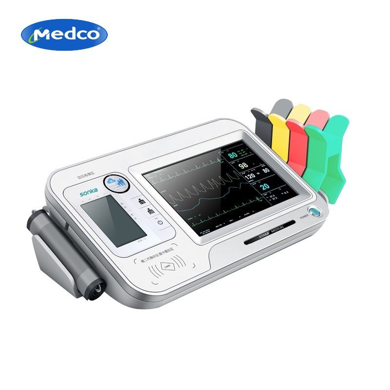 Medical Diagnostic Machine 12-LEAD ECG BL0OD PRESSURE GLUCOSE