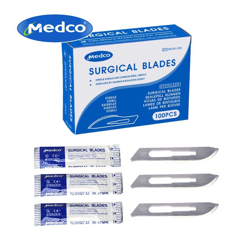Factory Price High Quality Sterile Disposable All Size Carbon Steel Surgical Blade
