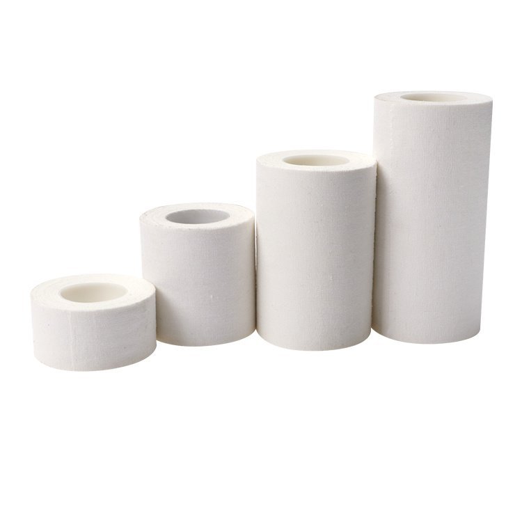 CE ISO Approved White color Medical Strong Adhesive Property Cohensive Zinc Oxide Surgical Tape