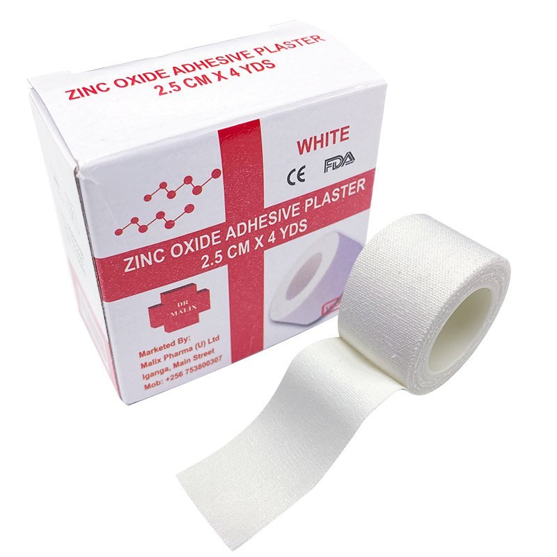 CE FDA Medical Surgical Zinc Oxide Adhesive Plaster 2.5cmx4YDS