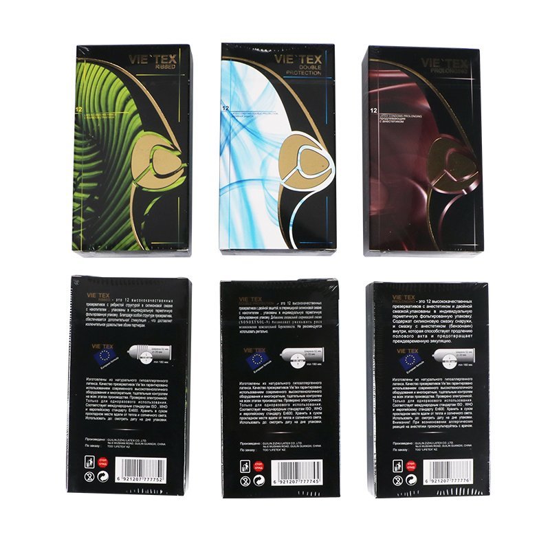 premium natural latex threaded professional condom