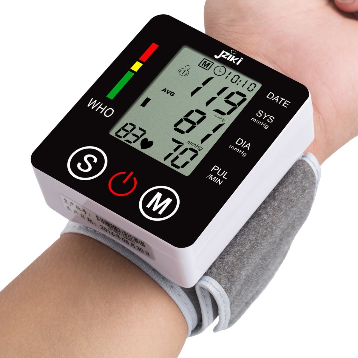 wrist type digital electric blood pressure monitor
