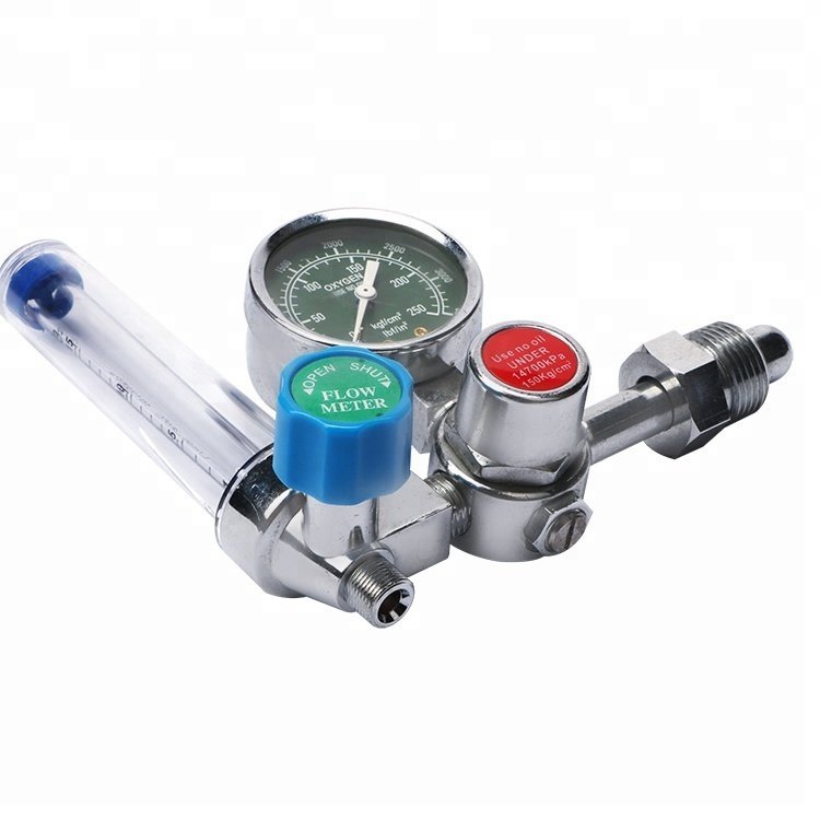CE Certificate Medical Oxygen Cylinder Regulator With Flow Meter