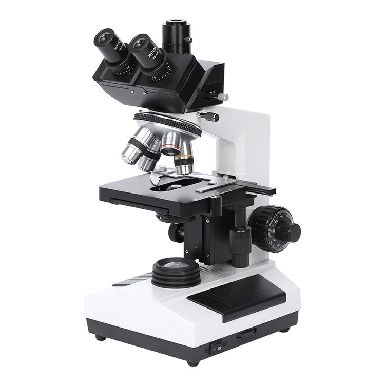 Medical high definition fluorescence biological halogen lamp microscope